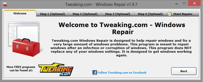 Windows Repair + Portable - исправить Windows