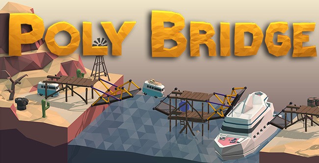 Poly Bridge (Поли Бридж) (2016) - игра строить мосты