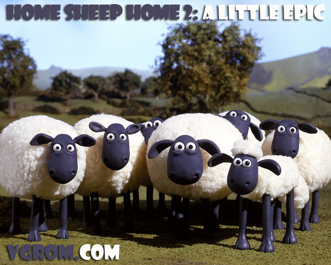 Игра 2011 года по любимому мультику Shaun the Sheep - Home Sheep Home 2: A Little Epic