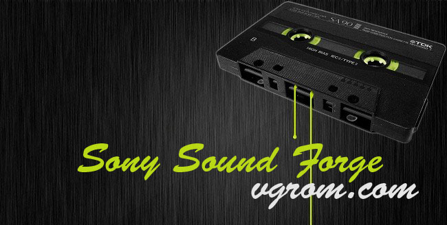 Sony Sound Forge Pro + ключ + Portable - запись и редактирование аудио