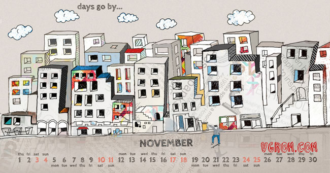Дизайн Календарей + ключ - сделать красивый календарь