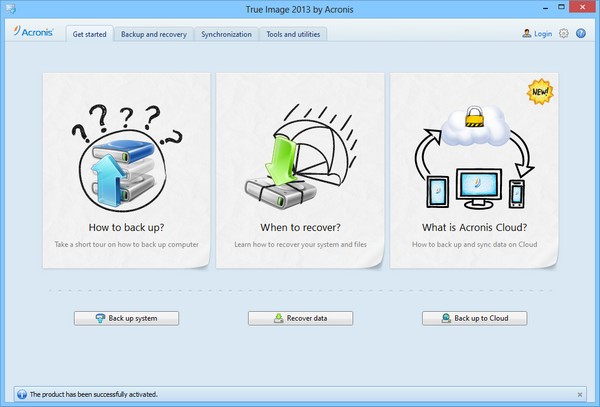 Скачать Acronis True Image Home 2013 + кряк (crack) - делать резервные копии