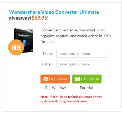Wondershare Video Converter бесплатный ключ