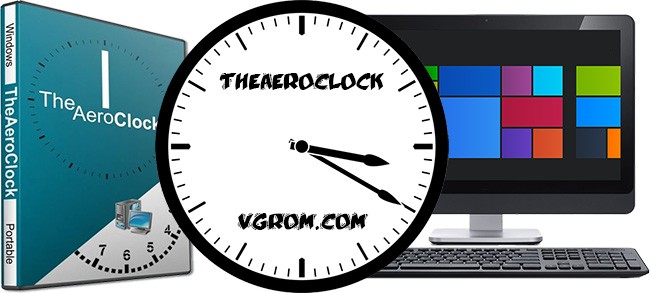 Скачать часы на рабочий стол Windows - TheAeroClock
